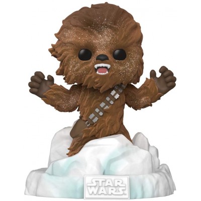 Фигура Funko Pop! Deluxe Star Wars: Battle at Echo Base Series - Flocked Chewbacca Vinyl